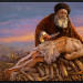 Abraham sacrifices Isaac
