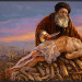 Abraham sacrifices Isaac