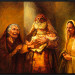 Simeon en Anna dragen Jezus